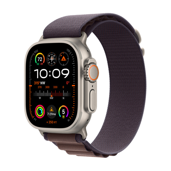 Apple Watch Ultra 2 med Bergsloop Indigo Small