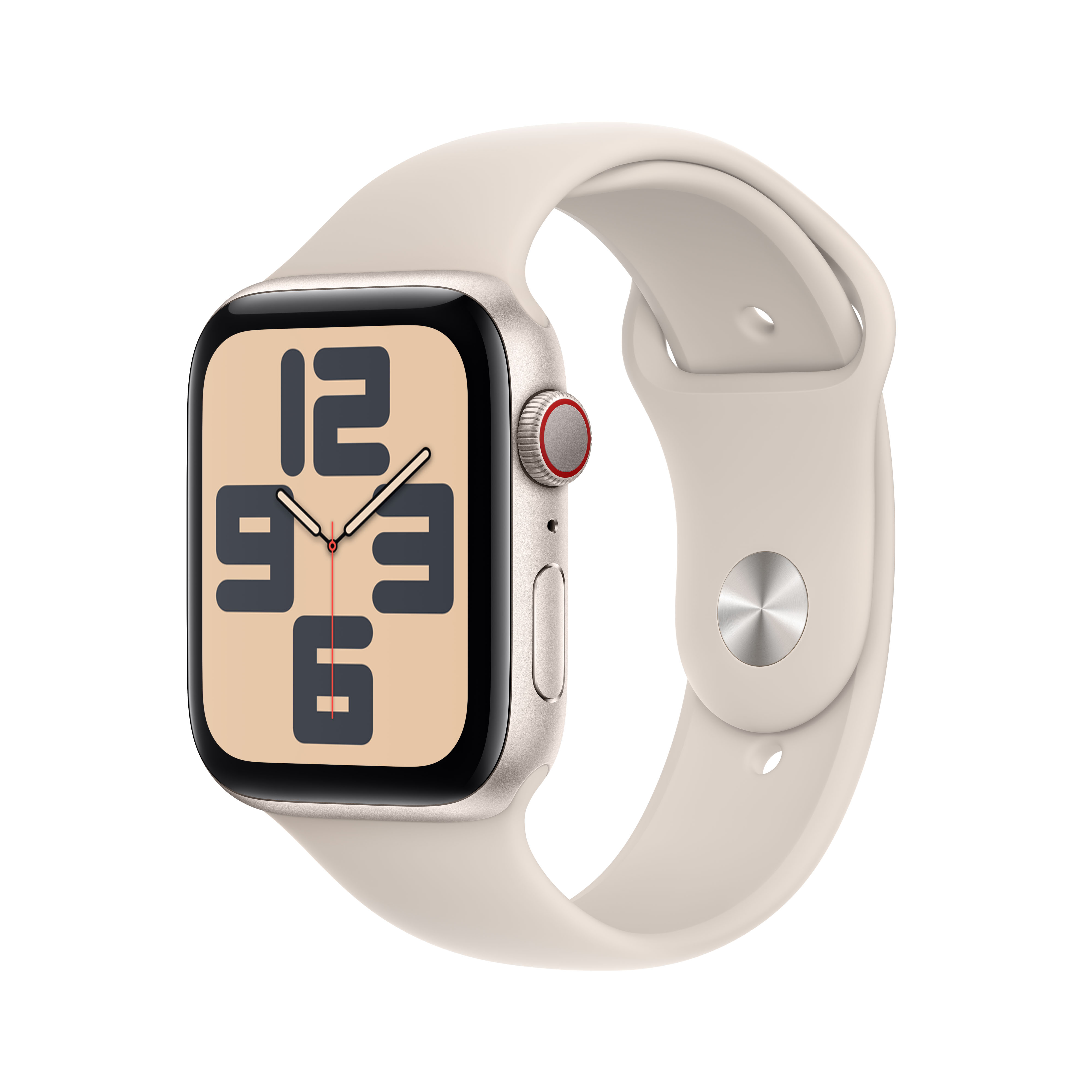 Apple Watch SE 2023 Stärnglans 44mm GPS + Cellular S/M