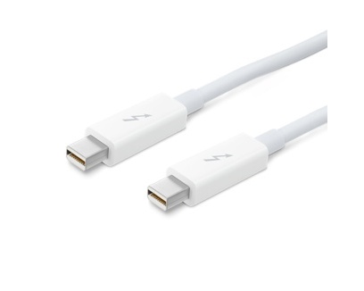 Apple Thunderbolt Cable 20-pin ha/ha, 0,5m, vit