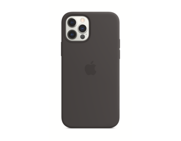 Apple iPhone 12 och 12 Pro Silikonskal med MagSafe Svart