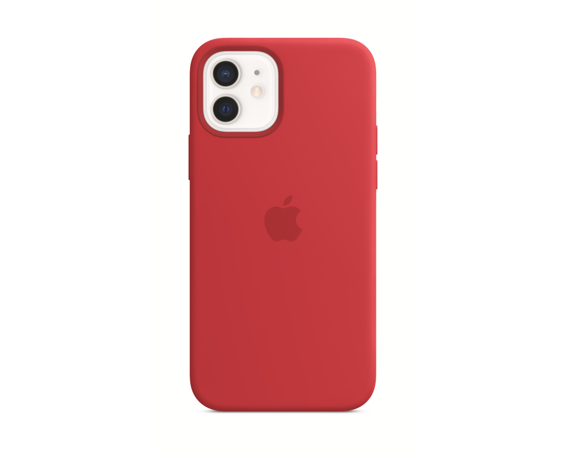 Apple iPhone 12 och 12 Pro Silikonskal med MagSafe (PRODUCT)RED