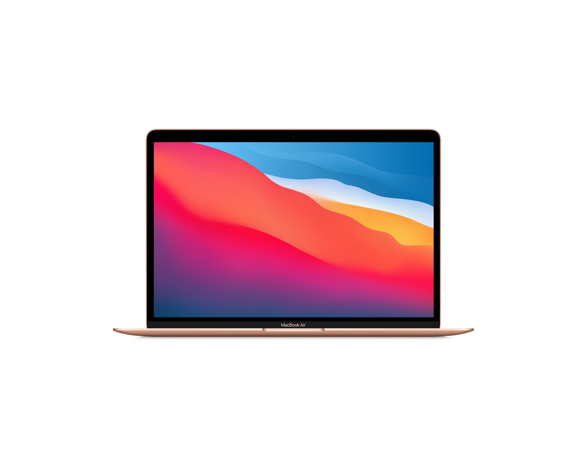 MacBook Air 13 (2020) M1 8-core CPU, 7-core GPU/8GB/256GB SSD - Guld