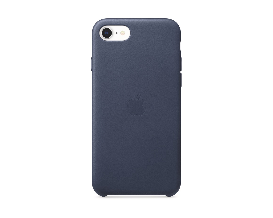 Apple iPhone SE Läderskal Midnattsblå