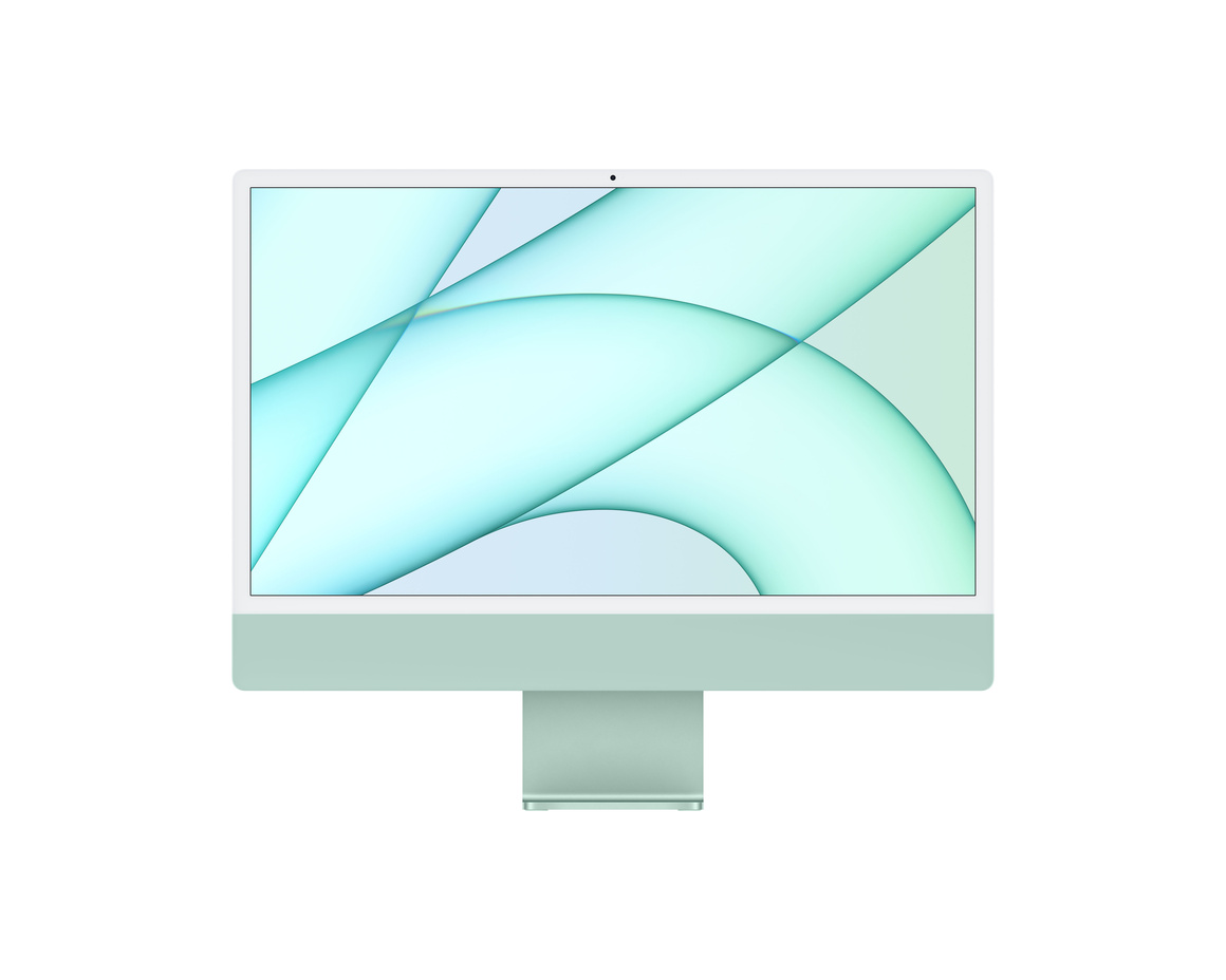 iMac 24 Retina 4.5K (2021) M1 8-core CPU, 7-core GPU/8GB/256GB SSD Grön