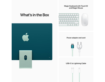 iMac 24 Retina 4.5K (2021) M1 8-core CPU, 8-core GPU/8GB/256GB SSD Grön