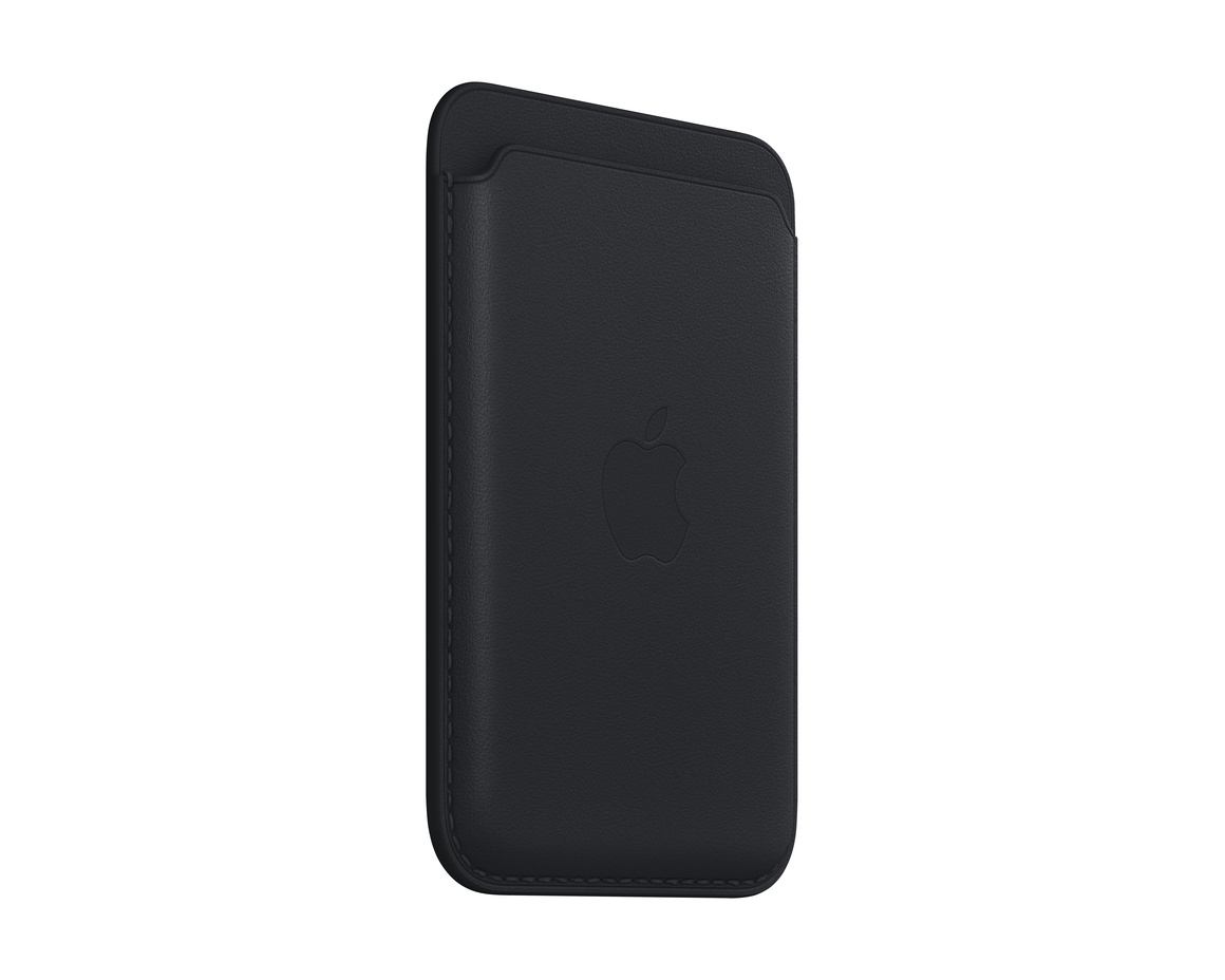 Apple iPhone-plånbok i läder med MagSafe Midnatt