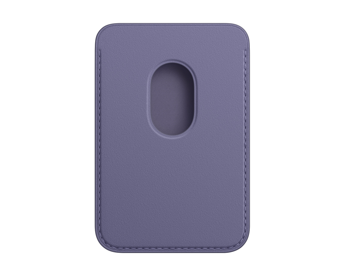 Apple iPhone-plånbok i läder med MagSafe Blåregn