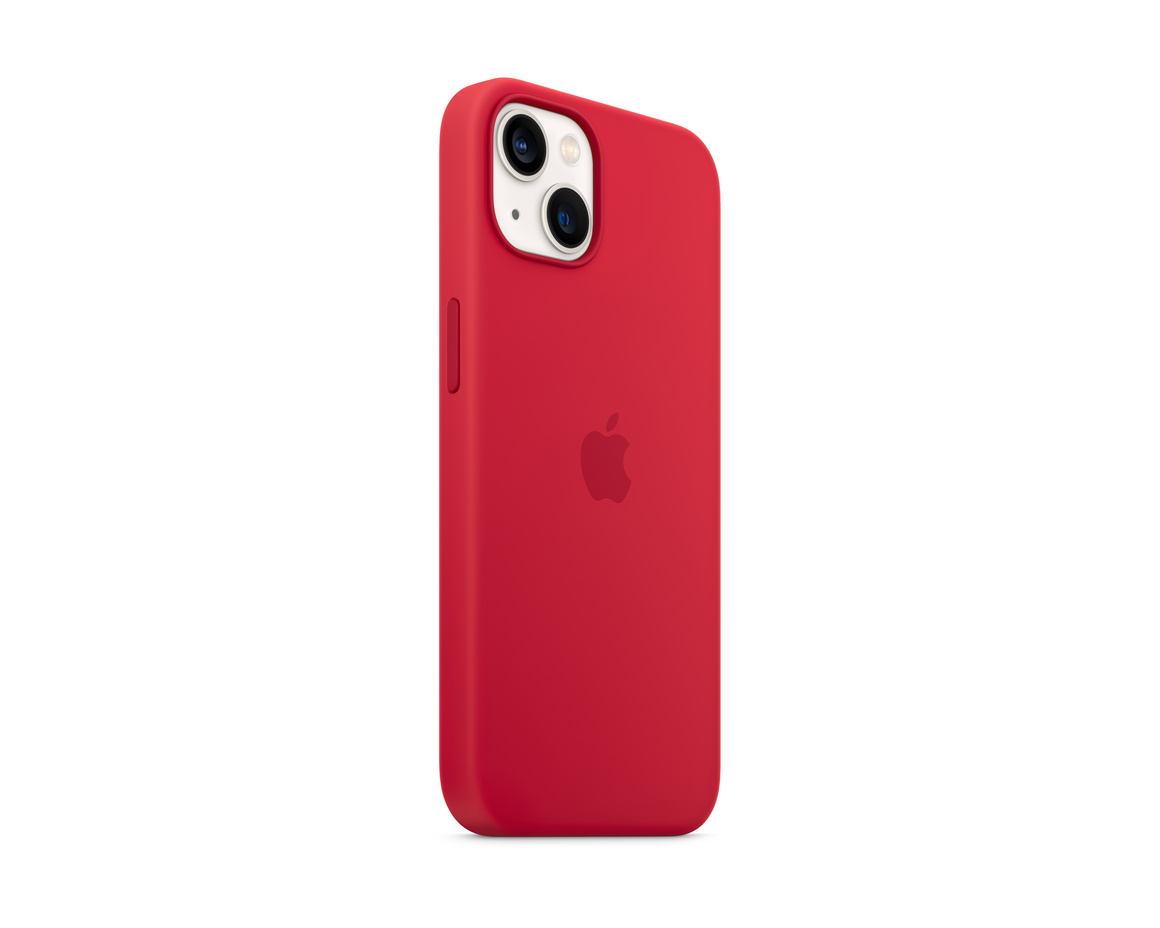 Apple iPhone 13 Silikonskal med MagSafe (PRODUCT)RED