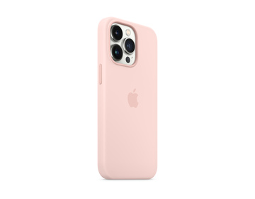 Apple iPhone 13 Pro Silikonskal med MagSafe Kritrosa