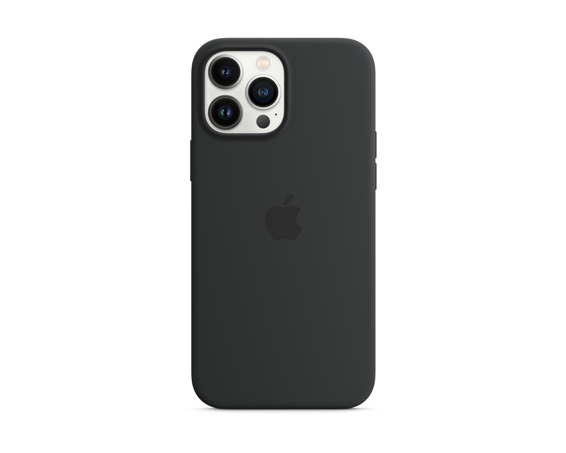 Apple iPhone 13 Pro Max Silikonskal med MagSafe Midnatt