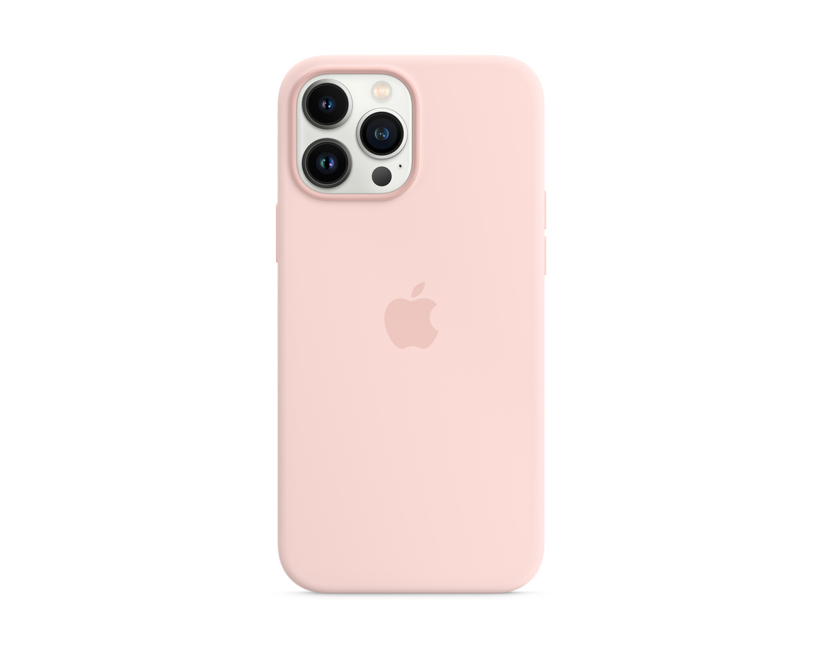 Apple iPhone 13 Pro Max Silikonskal med MagSafe Kritrosa