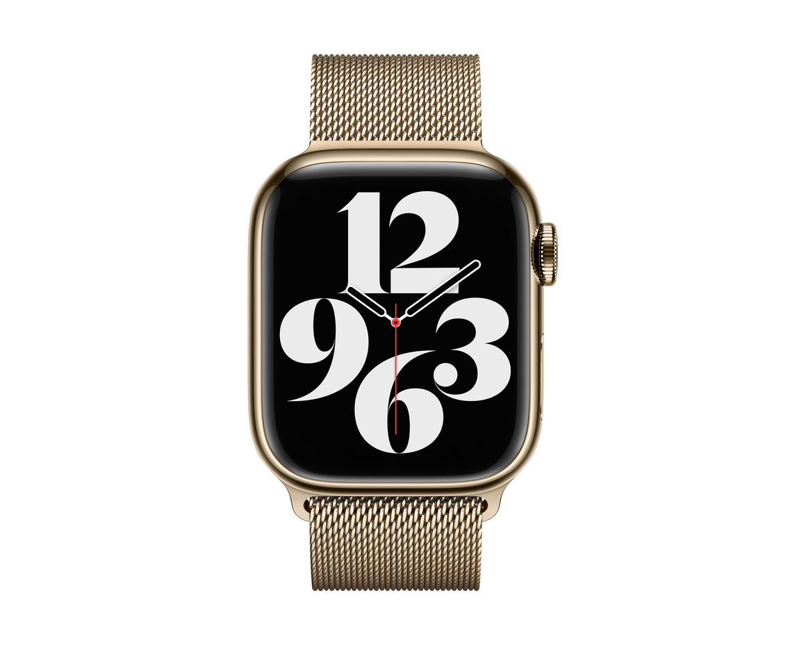 Apple Watch Armband Guld Milanese Loop 41mm
