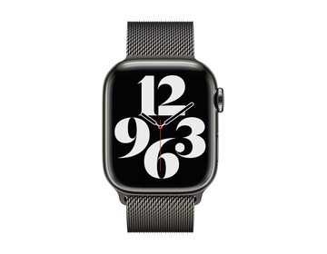 Apple Watch Armband Grafit Milanese Loop 41mm