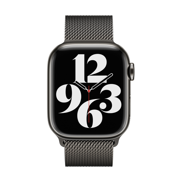 Apple Watch Armband Grafit Milanese Loop