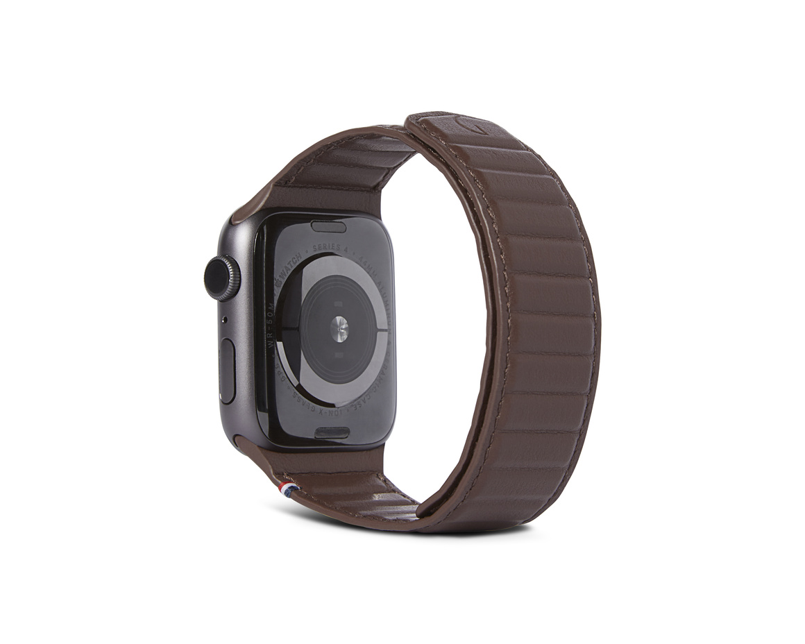 Decoded - Leather Magnetic Traction Strap Lite 42/44/45mm Brown