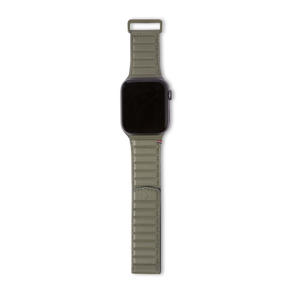 Decoded - Leather Magnetic Traction Strap 38/40/41 mm Olive