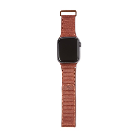 Decoded - Leather Magnetic Traction Strap 42/44/45mm Brown