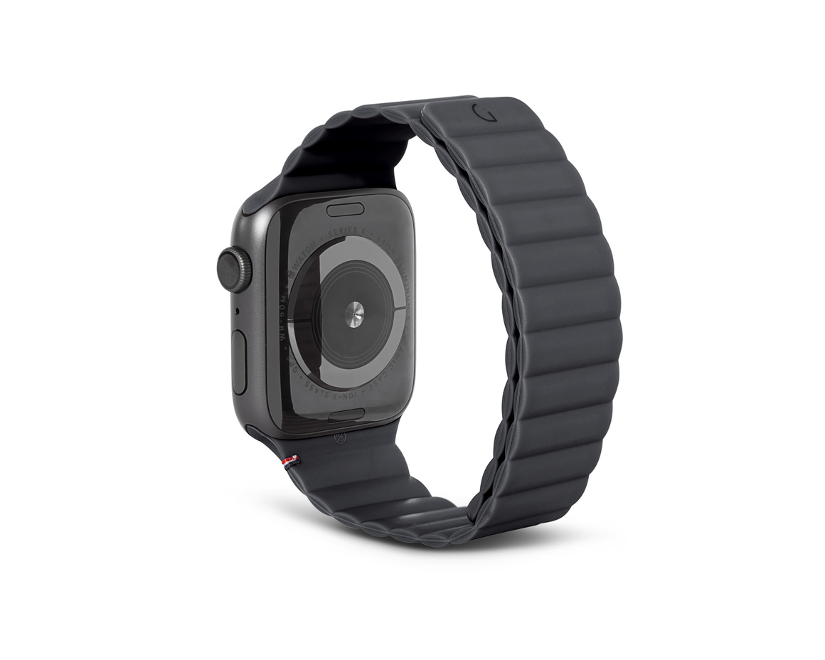 Decoded - Silicone Magnetic Traction Strap Lite 42/44/45 mm Charcoal