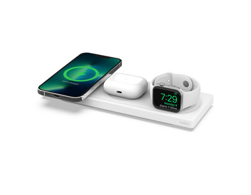 Belkin BoostCharge Pro 3-in-1 Wireless Charging Pad with MagSafe Vit