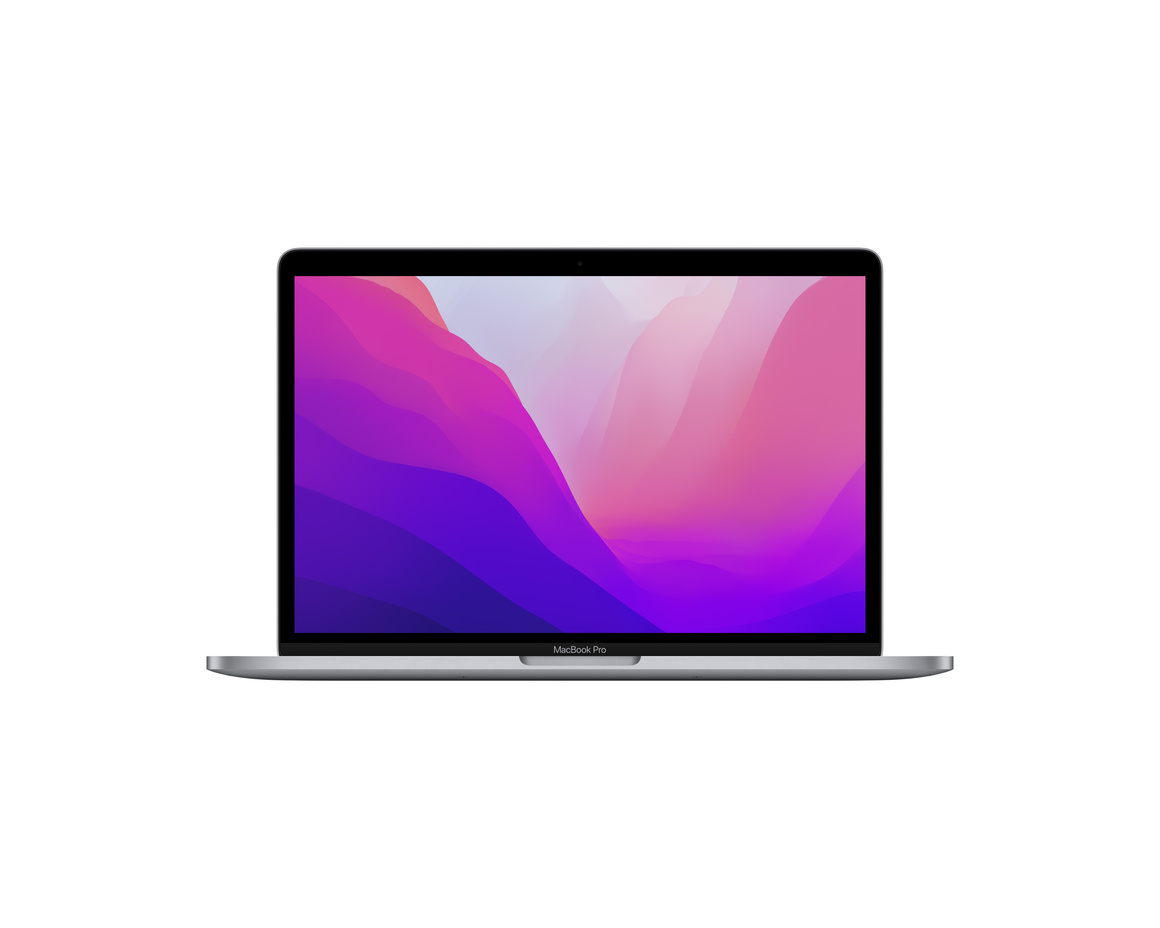 MacBook Pro 13 med TB M2 8-core CPU, 10-core GPU/8GB/256GB SSD - Rymdgrå