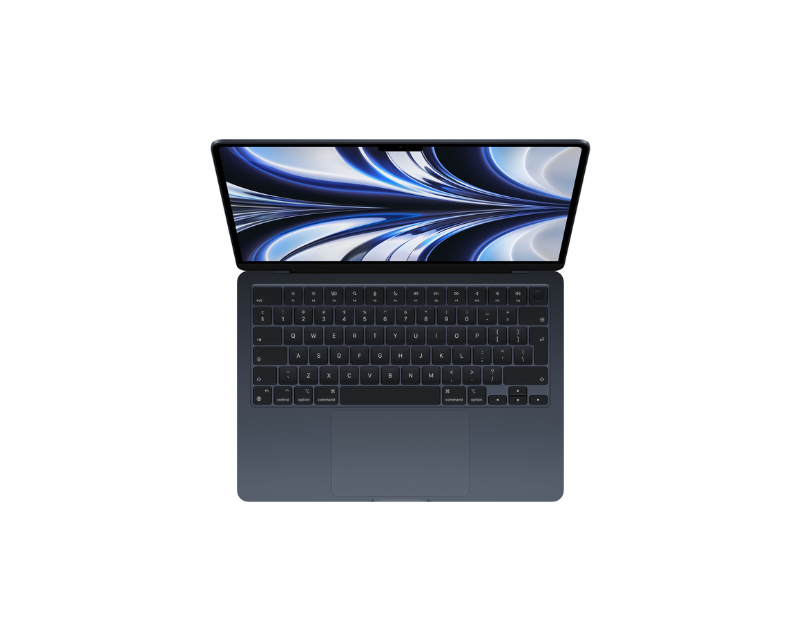 Specialkonfig: MacBook Air 13 M2 8-core CPU, 8-core GPU/16GB/256GB SSD - Midnatt/30W