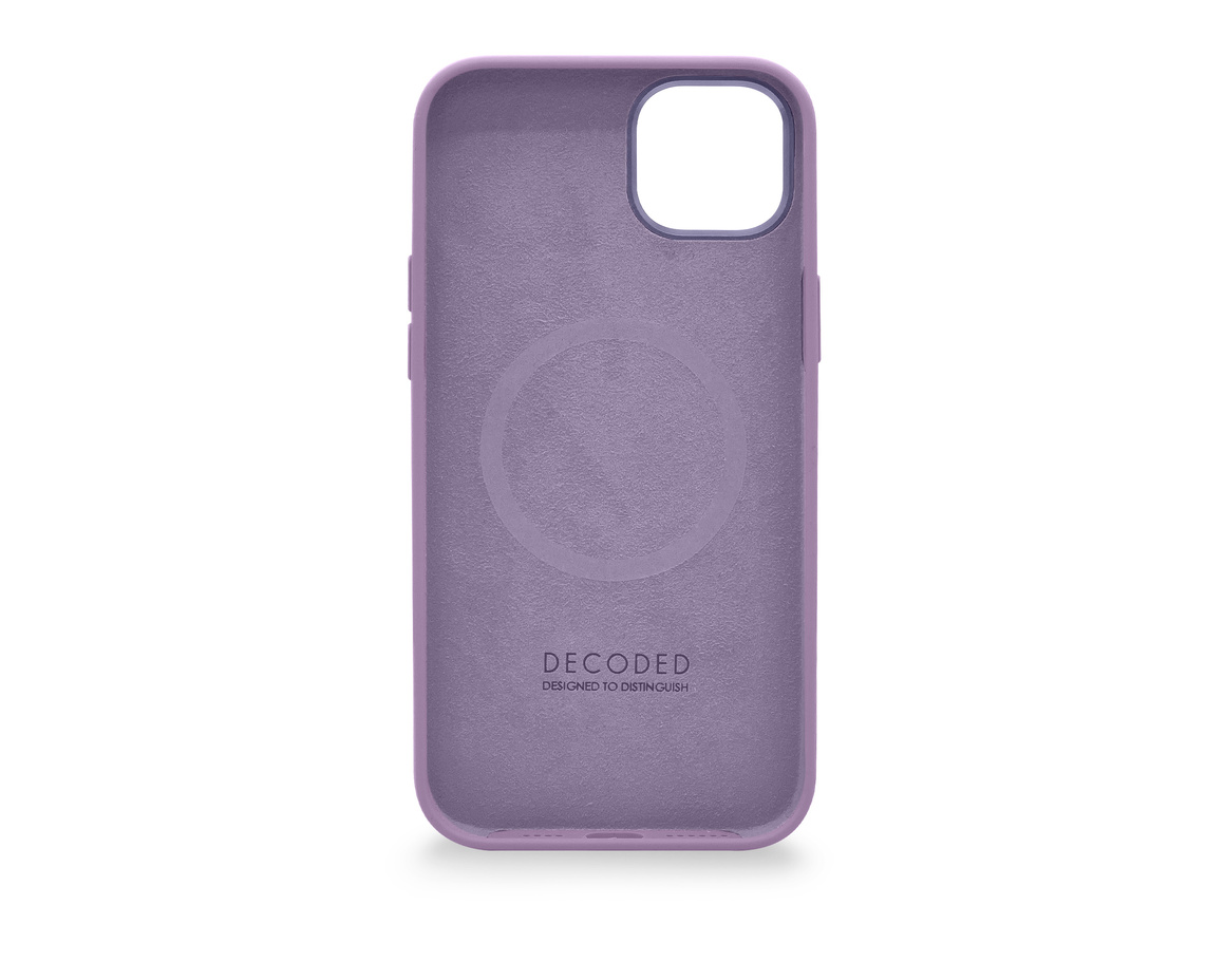 Decoded AntiMicrobial Silicone Backcover iPhone 14 Lavender
