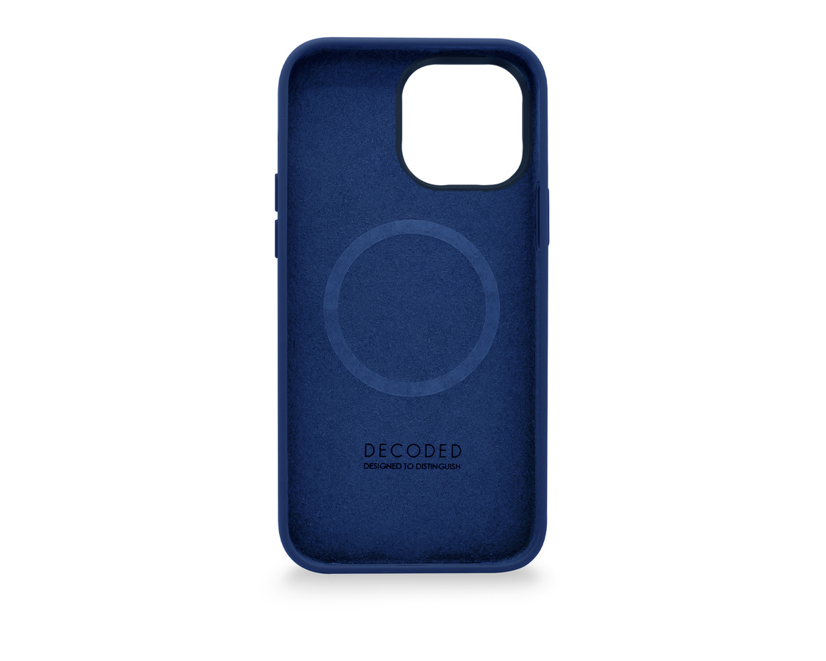 Decoded AntiMicrobial Silicone Backcover iPhone 14 Pro Navy Peon