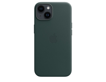 Apple iPhone 14 Läderskal med MagSafe Skogsgrön