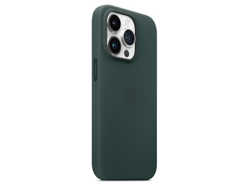 Apple iPhone 14 Pro Läderskal med MagSafe Skogsgrön