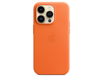Apple iPhone 14 Pro Läderskal med MagSafe Orange
