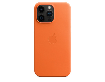 Apple iPhone 14 Pro Max Läderskal med MagSafe Orange