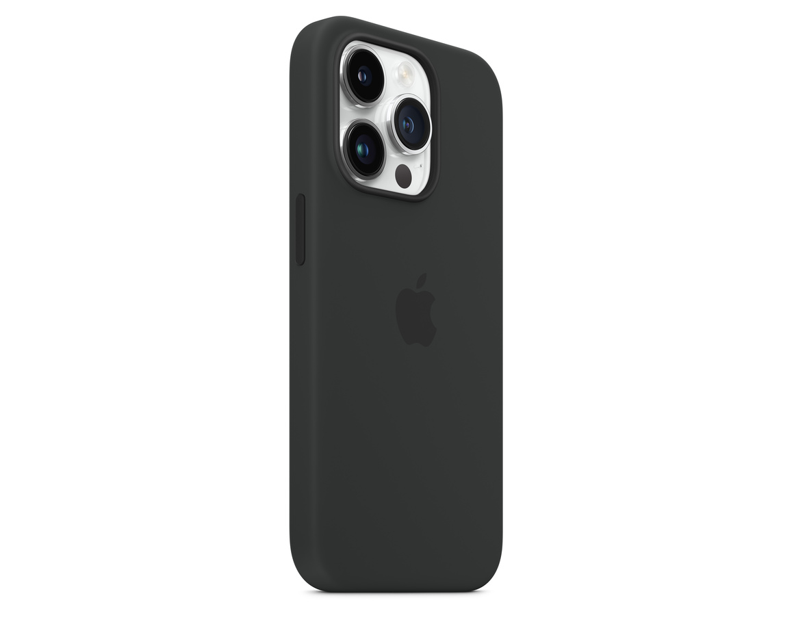 Apple iPhone 14 Pro Max Silikonskal med MagSafe Midnatt