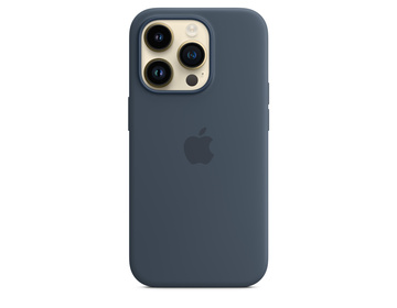 Apple iPhone 14 Pro Silikonskal med MagSafe Stormblå