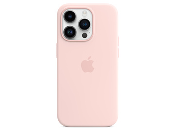 Apple iPhone 14 Pro Silikonskal med MagSafe Kritrosa