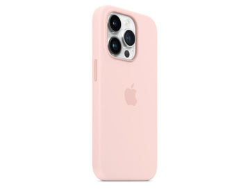 Apple iPhone 14 Pro Max Silikonskal med MagSafe Kritrosa