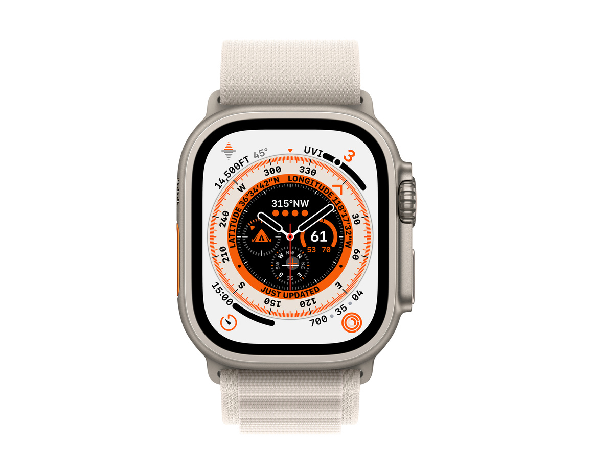 Apple Watch 49mm Bergsloop Stjärnglans Medium