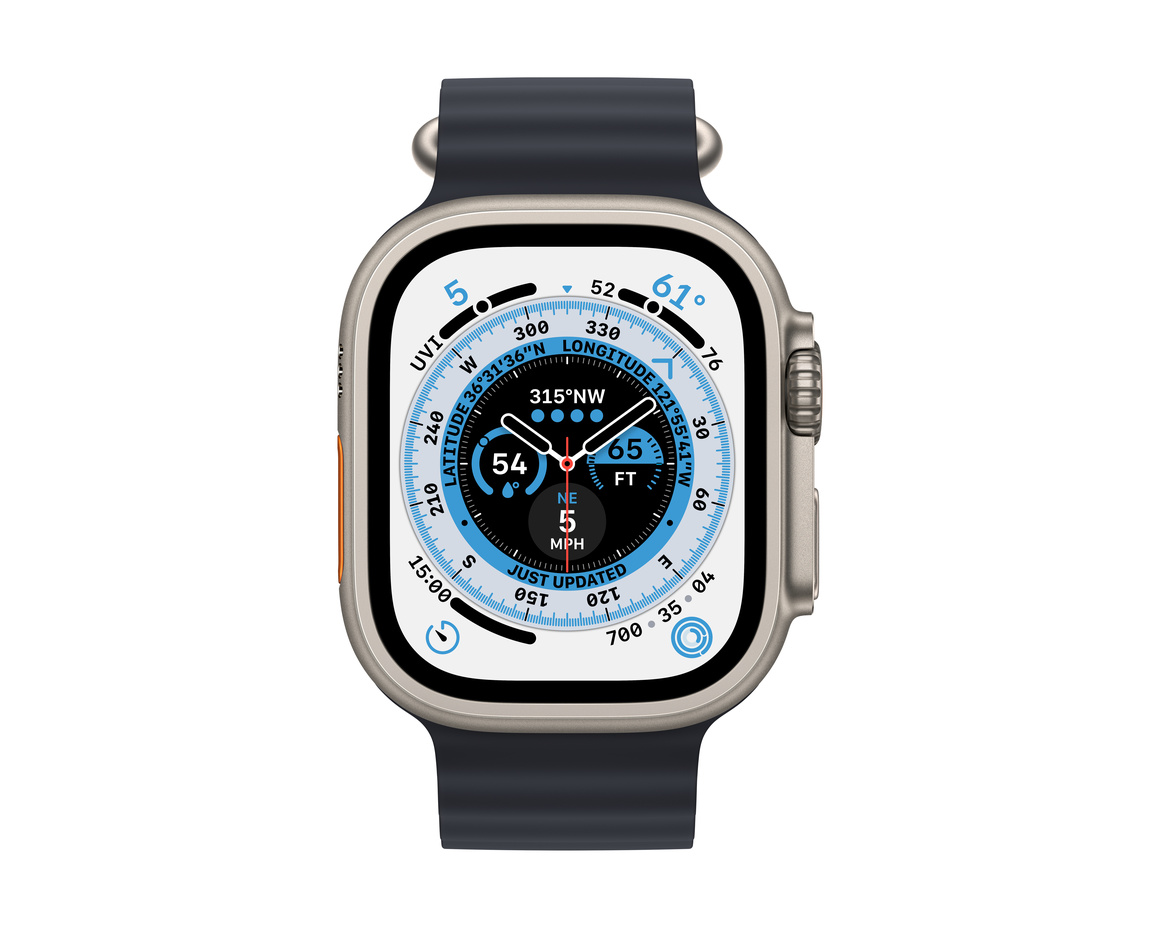 Apple Watch 49mm Havsband Midnatt