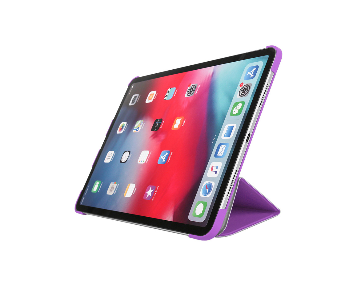 Pomologic Book Case för iPad Pro 12,9 4th/5th Gen Lila