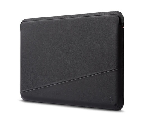 Decoded Leather Frame Sleeve for Macbook 16" Svart