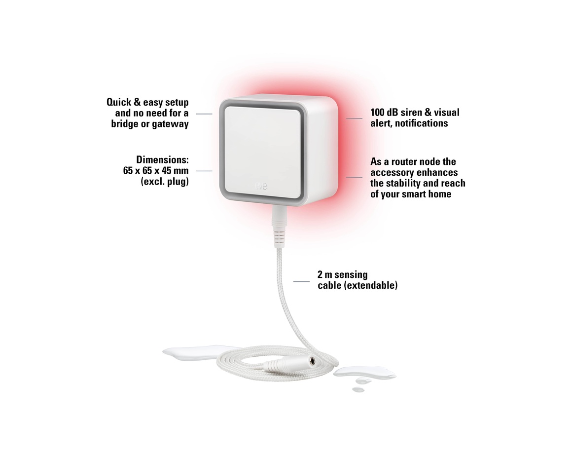 Eve - Water Guard Smart Water Leak Detector HomeKit