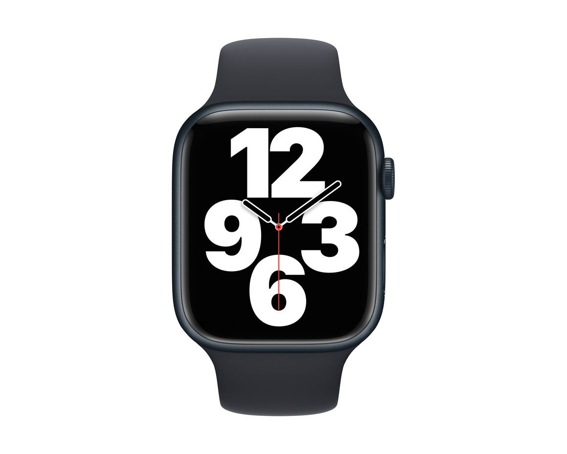 Apple Watch Sportband Midnatt 45mm