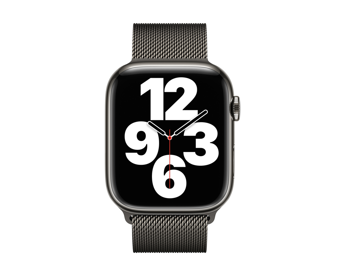 Apple Watch Milanese Loop Grafit 45mm