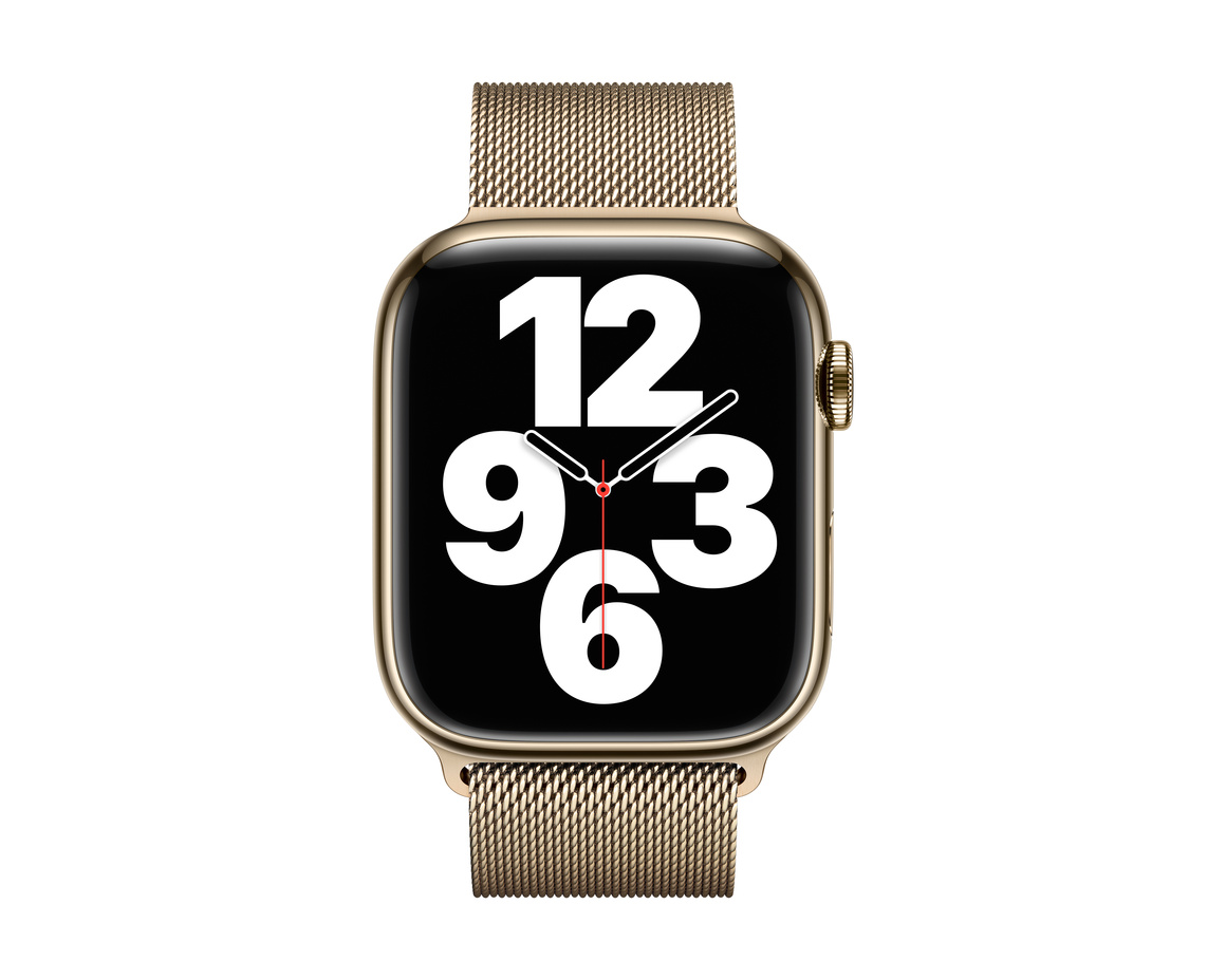 Apple Watch Milanese Loop Guld 45mm