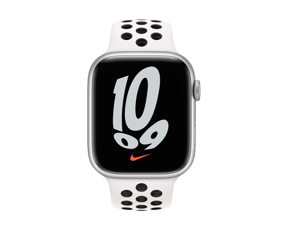Apple Watch Nike Sportband Summit Vit/Svart 45mm