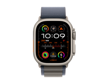 Apple Watch Ultra 2 med Bergsloop Blå Large