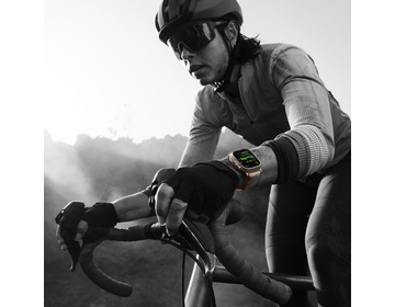 Apple Watch Ultra 2 med Terrängloop Blå/svart S/M