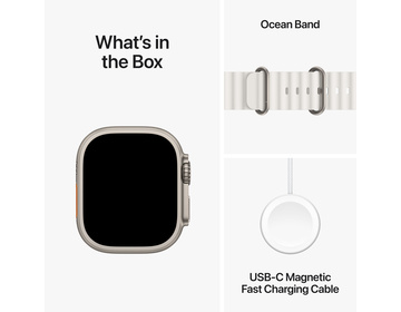 Apple Watch Ultra 2 med Havsband Vit