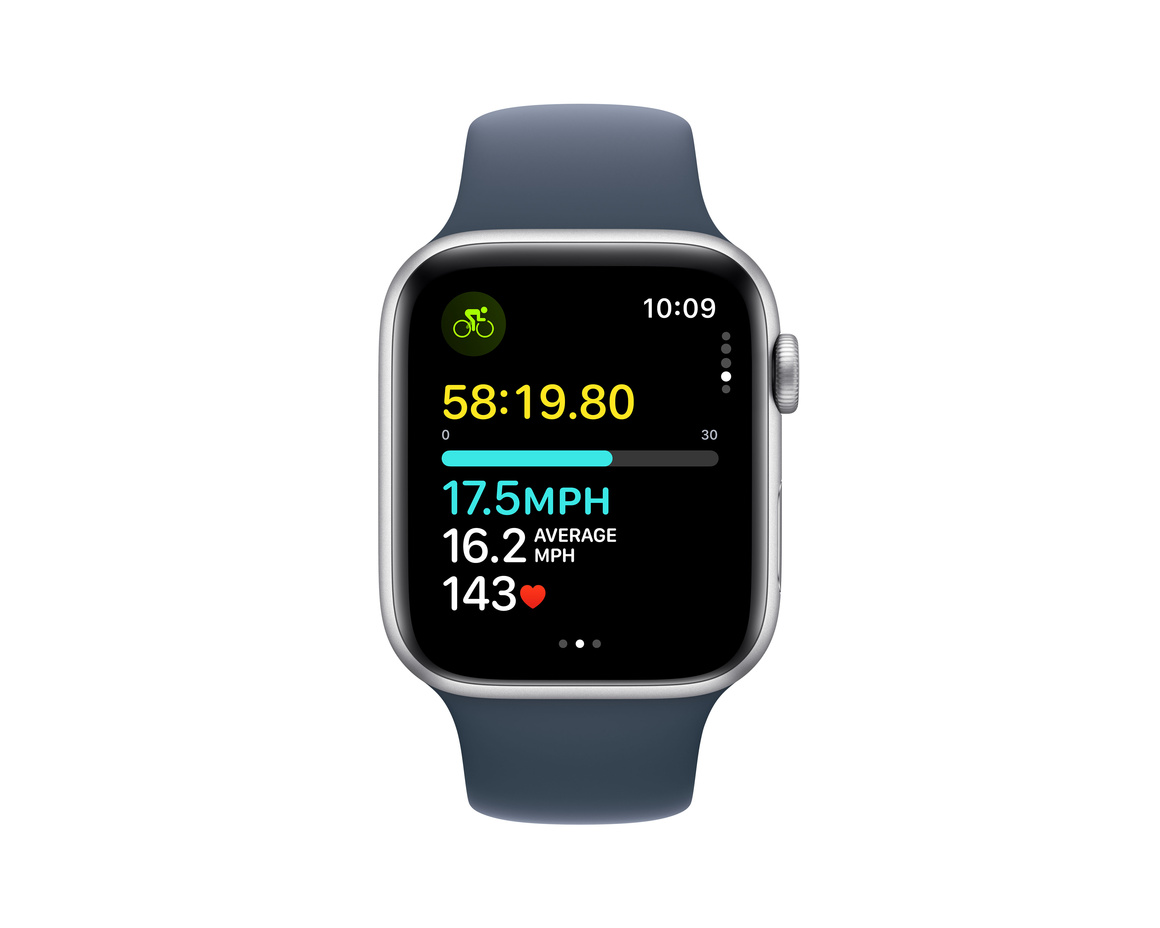 Apple Watch SE 2023 Silver 44mm GPS + Cellular M/L
