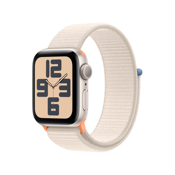 Apple Watch SE 2023 med Sportloop Stjärnglans 40mm GPS