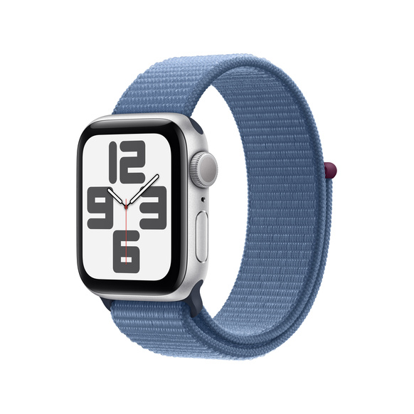 Apple Watch SE 2023 med Sportloop Silver 40mm GPS